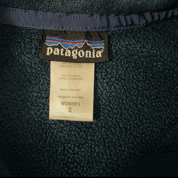 Patagonia Women’s Better Sweater Fleece Pullover S Blue 1/4 Zip Outdoor Hiking - Picture 3 of 6